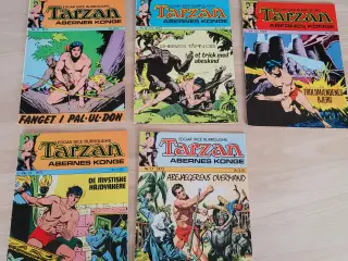 5 stk. Tarzanblade 1972: nr. 8, 13, 14, 15 og 17.