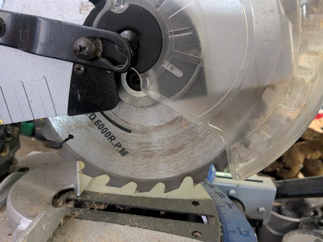 Billede 4 - Scheppach HM80L kap-/geringssav med foldbart stati