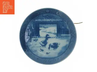 Juleplatte 1969 fra Royal Copenhagen (str. Ø 18,5 cm)