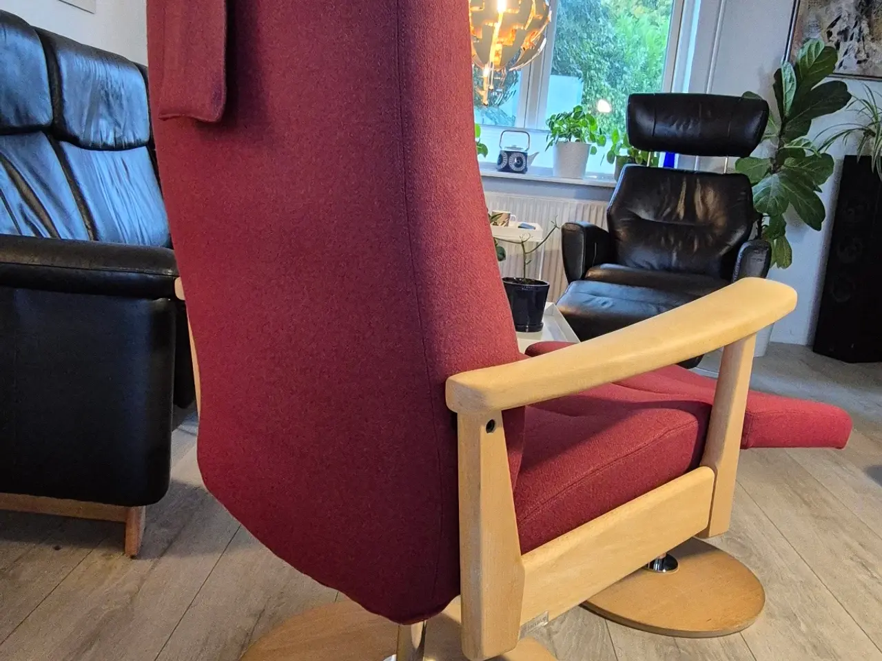 Billede 2 - Farstrup lænestol med skammel 