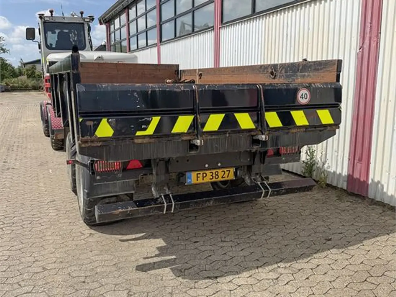 Billede 5 - ABC Köksal Hummel RM44100 - Tip trailer med hurtigskift / Tip trailer with quick coupler hydraulik