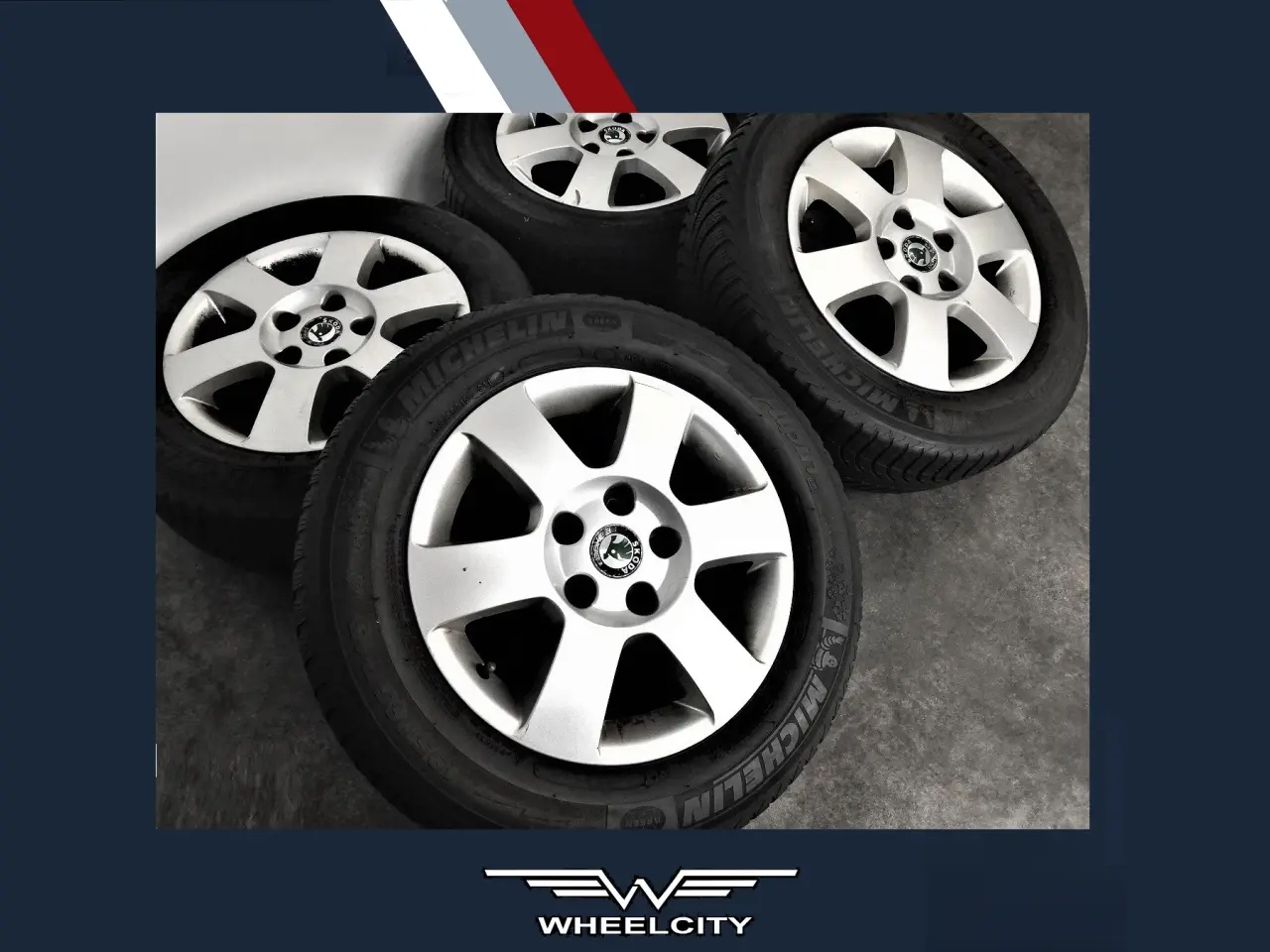 Billede 1 - 5x112 15" ET47, nav 57,1ø Skoda VGA vintersæ