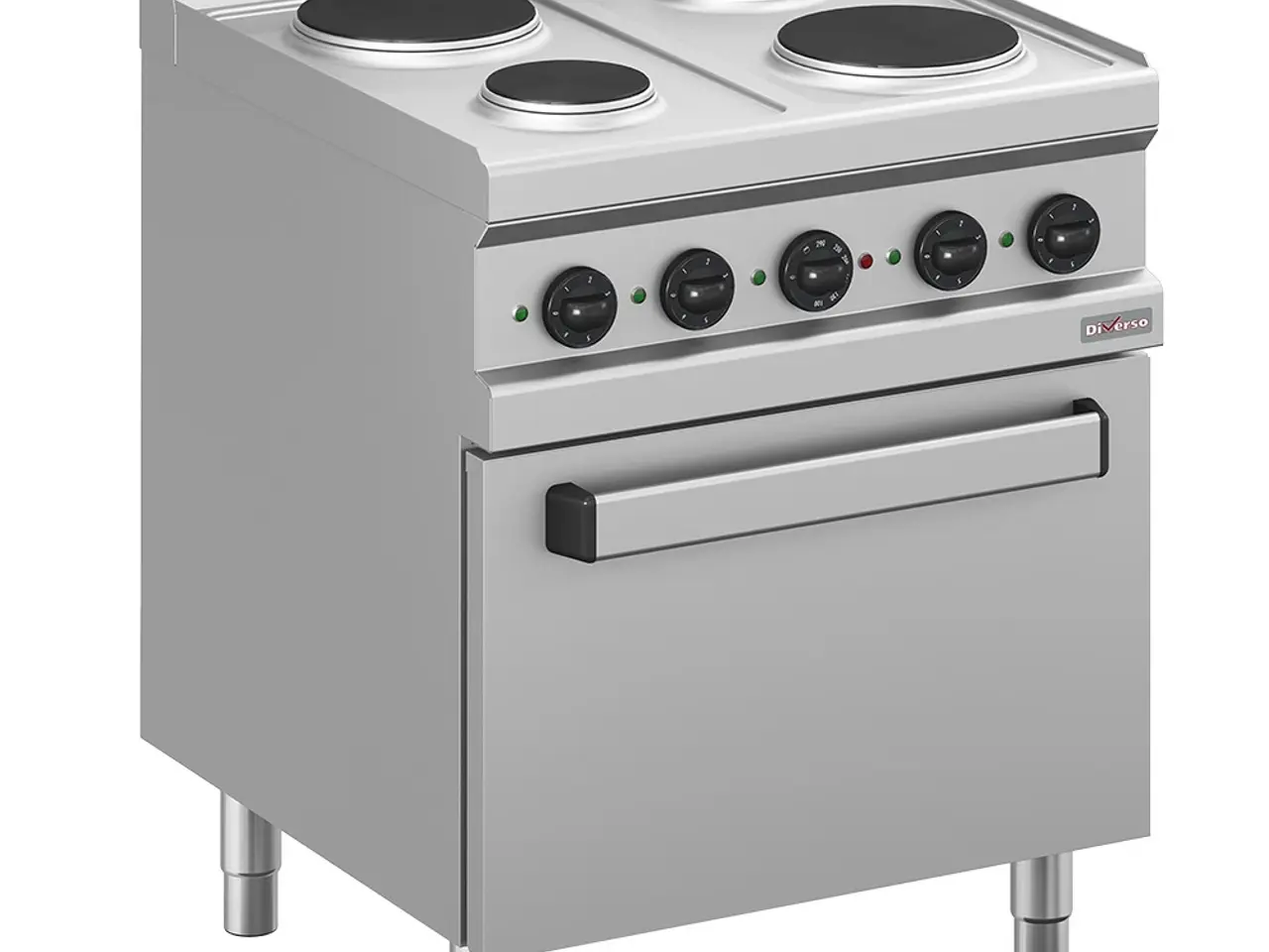 Billede 1 - Elektrisk Komfur med 4 Kogeplader og El-ovn