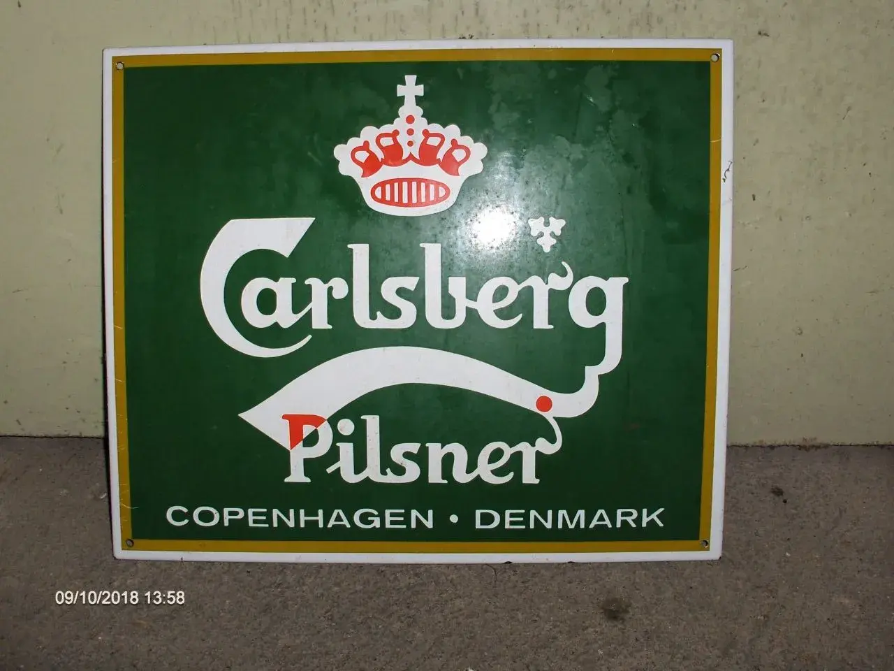Billede 1 - Carlsberg-skilt