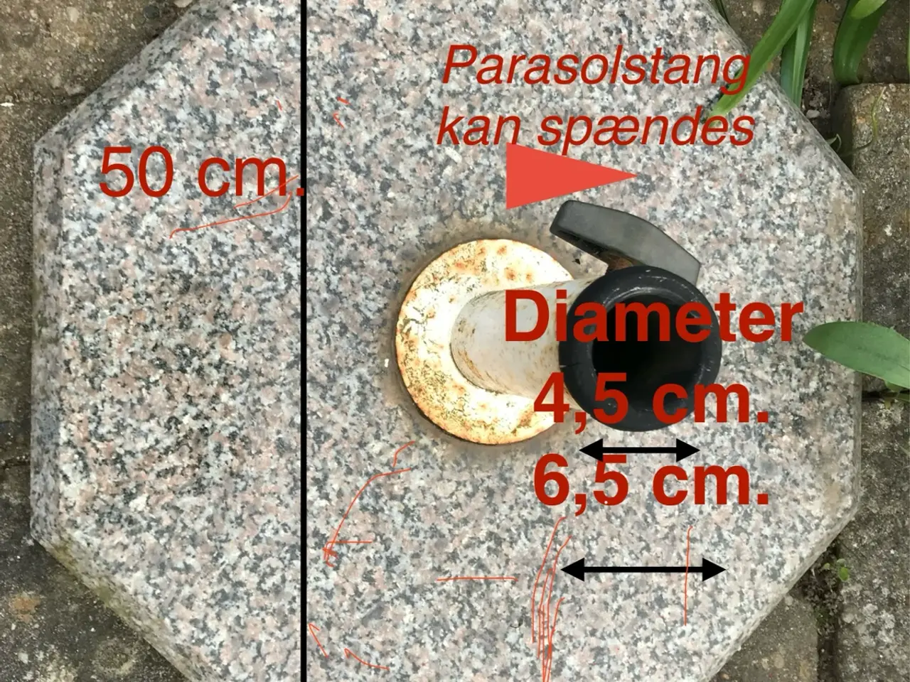 Billede 3 - Parasolfod