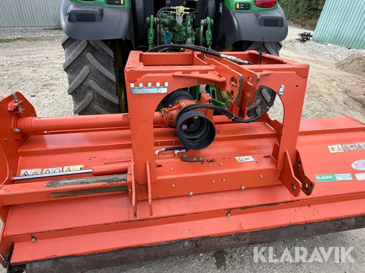 Billede 9 - Front og bagmonteret slagleklipper Ortolan T40250R