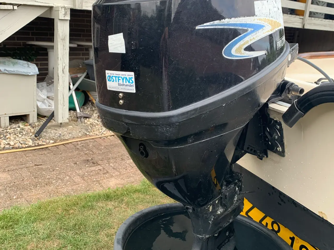 Billede 7 - Fiske jolle med motor og trailer nysynet