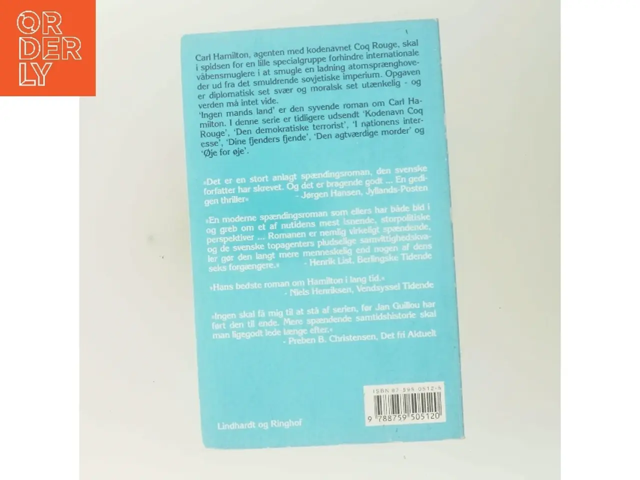 Billede 3 - Ingen mands land af Jan Guillou (Bog)