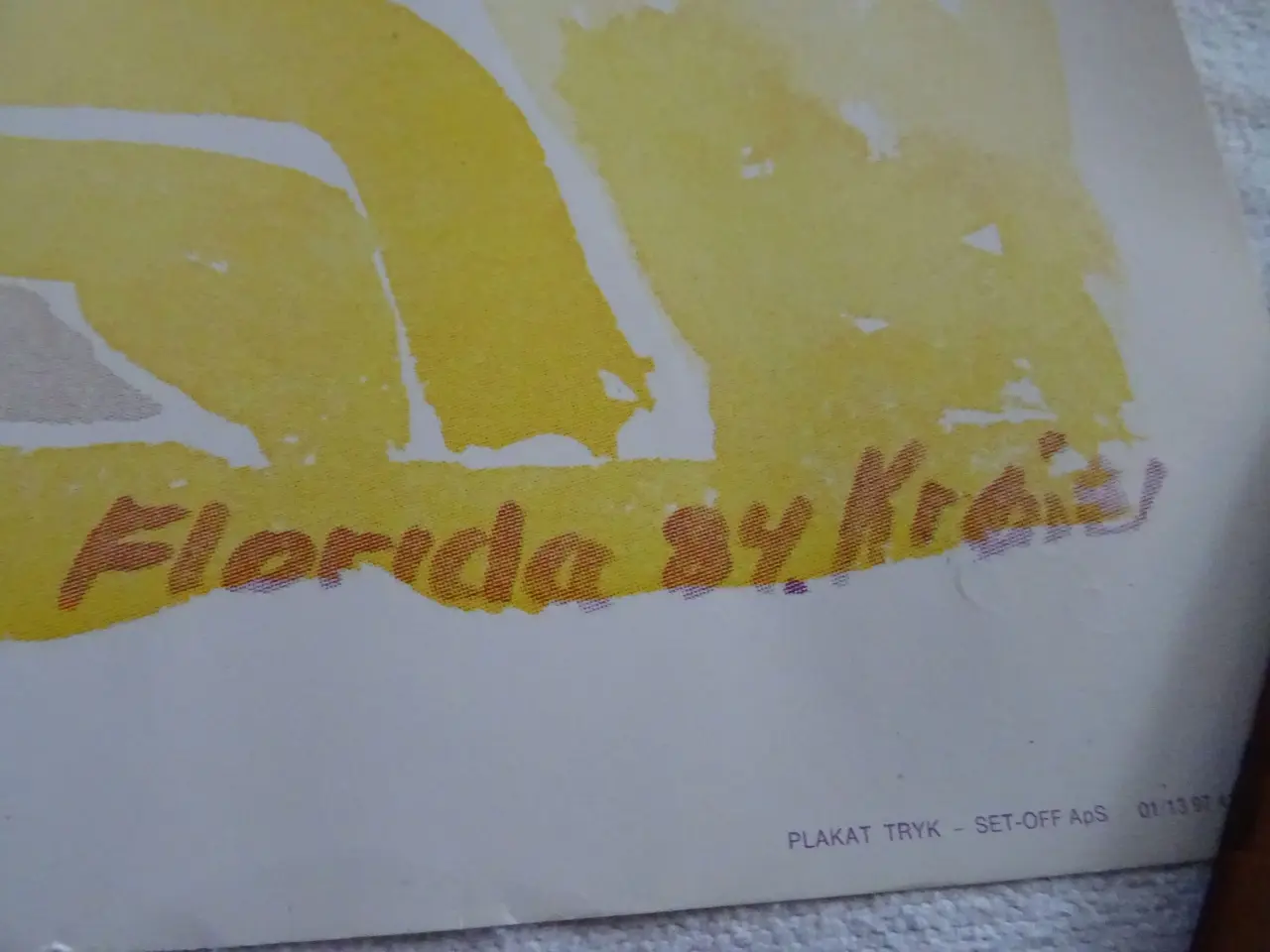 Billede 2 - Krøjer flot udstillings plakat 83*61 cm