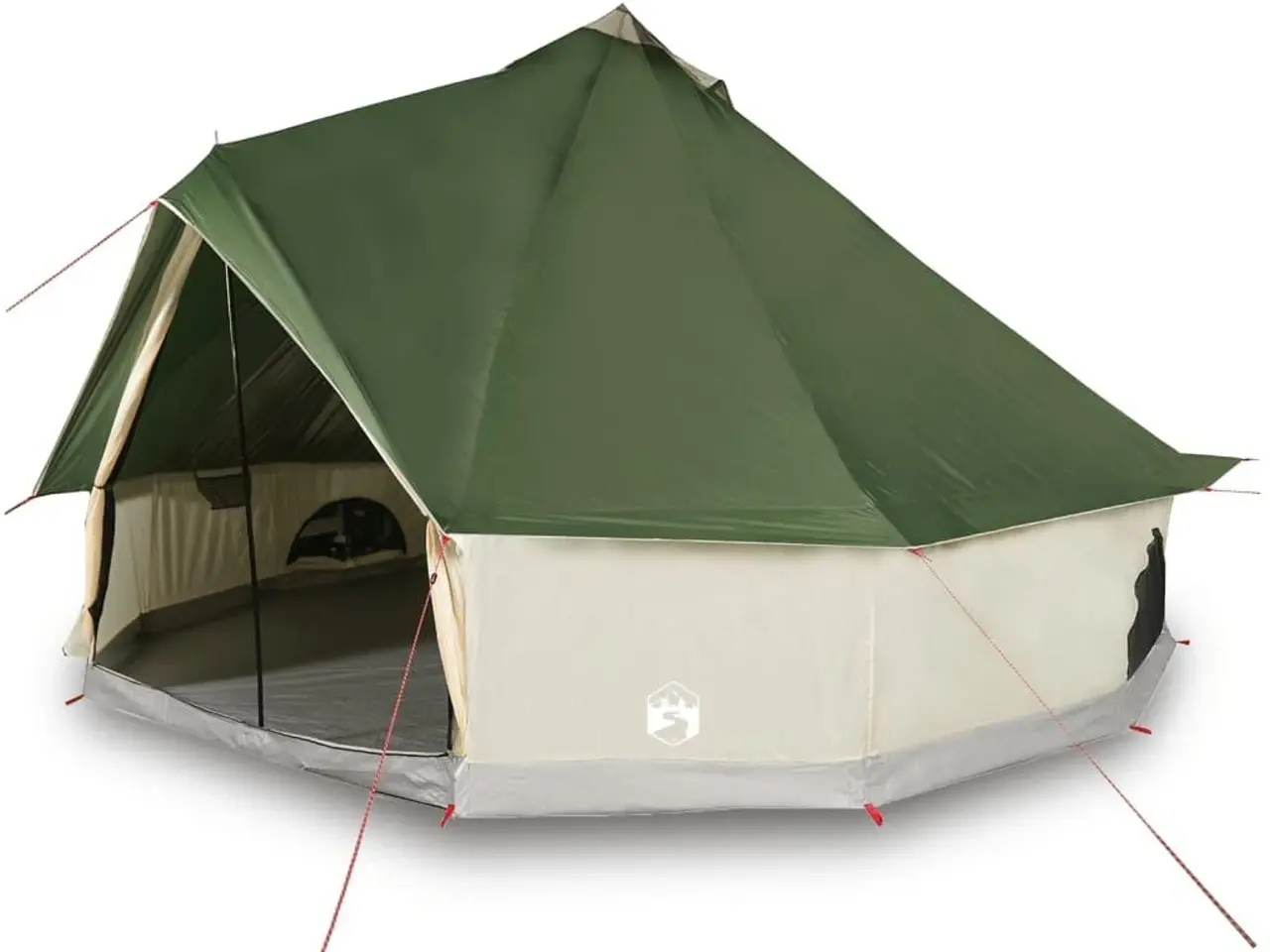 Billede 7 - 6-personers campingtelt vandafvisende grøn