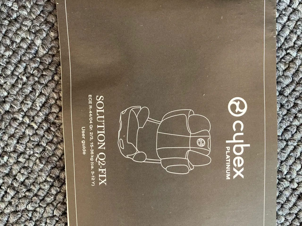 Billede 3 - Cybex solution Q2-fix autostol 3-12 år (15-36 kg)