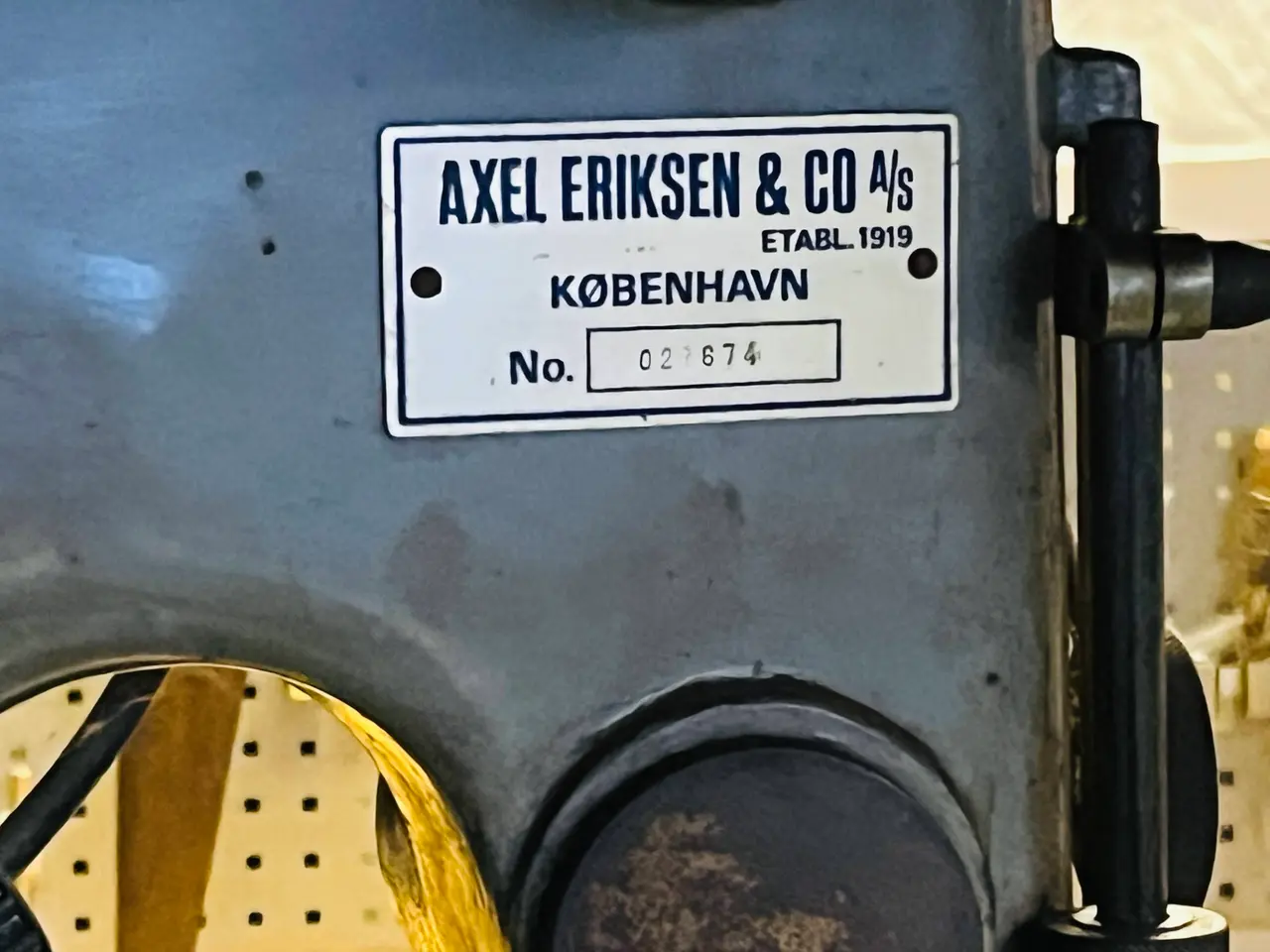 Billede 6 - Søjleboremaskine  AXEL ERIKSEN & CO A/S