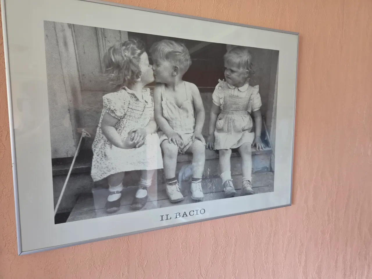 Billede 1 - Sort/Hvid billede – "Il Bacio"