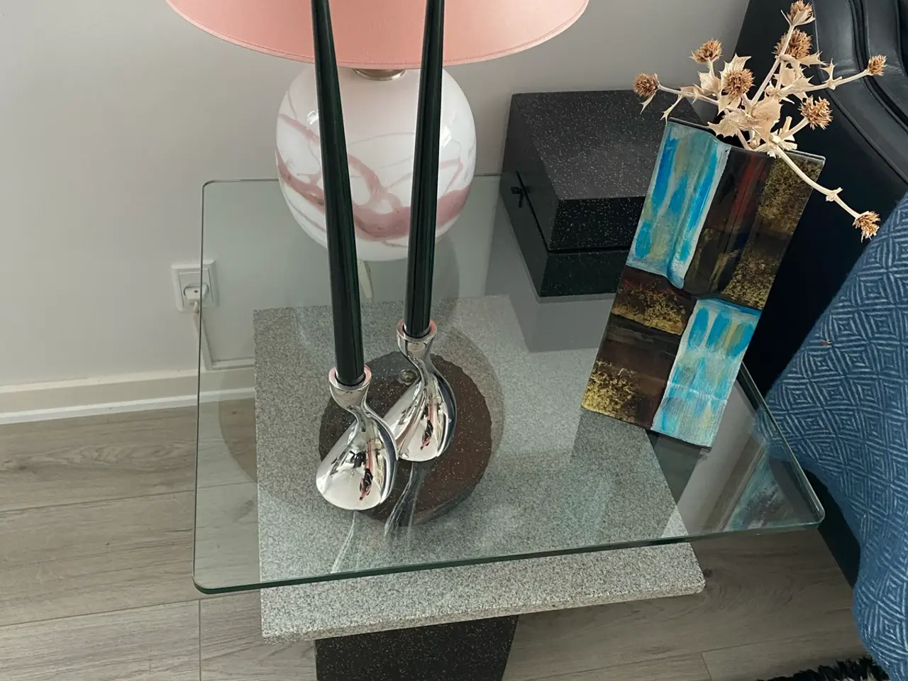 Billede 5 - Glas sofabord og 2 sideborde