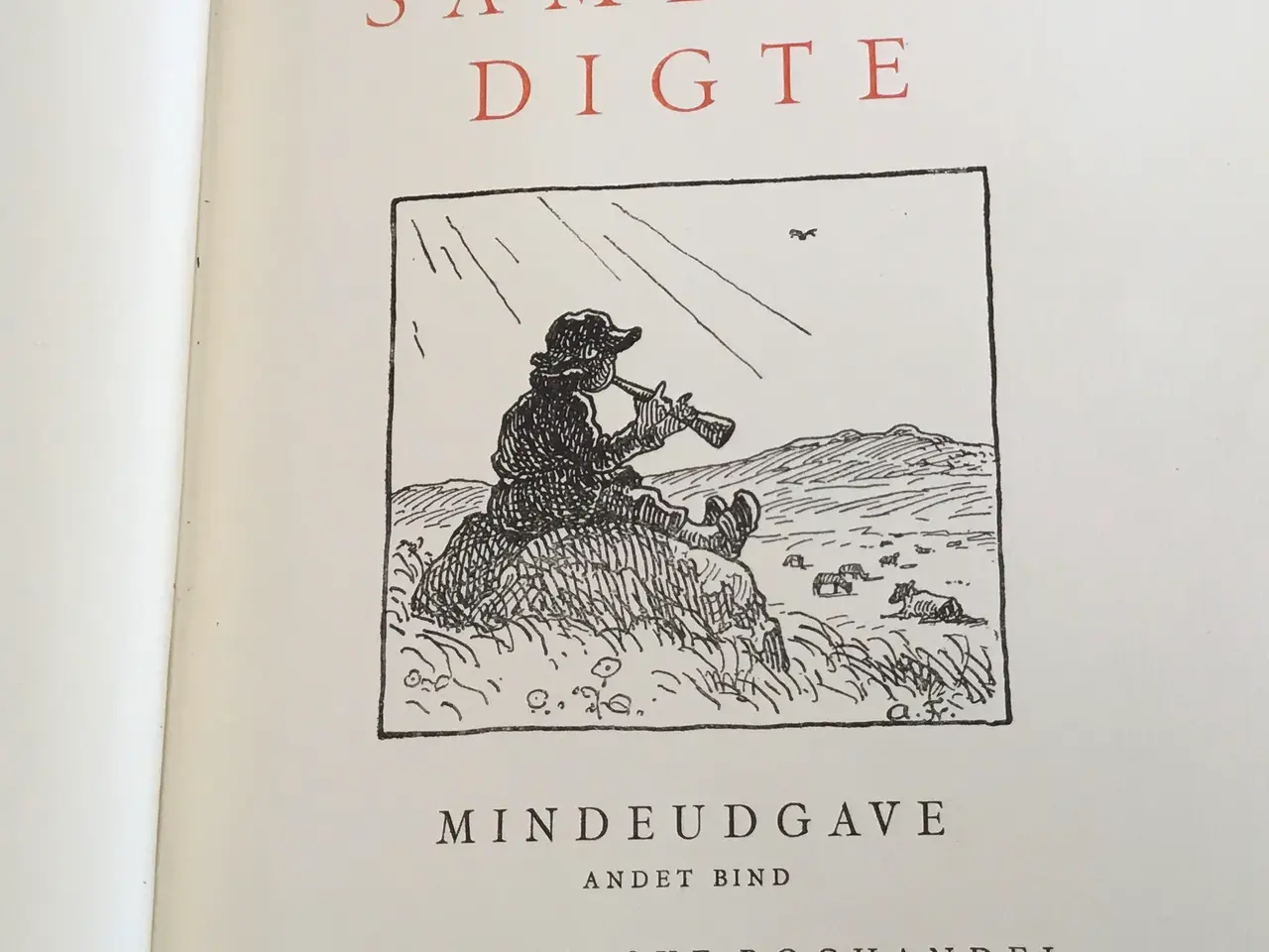 Billede 4 - Jeppe Aakjær samlede digte i mindeudgave 1931