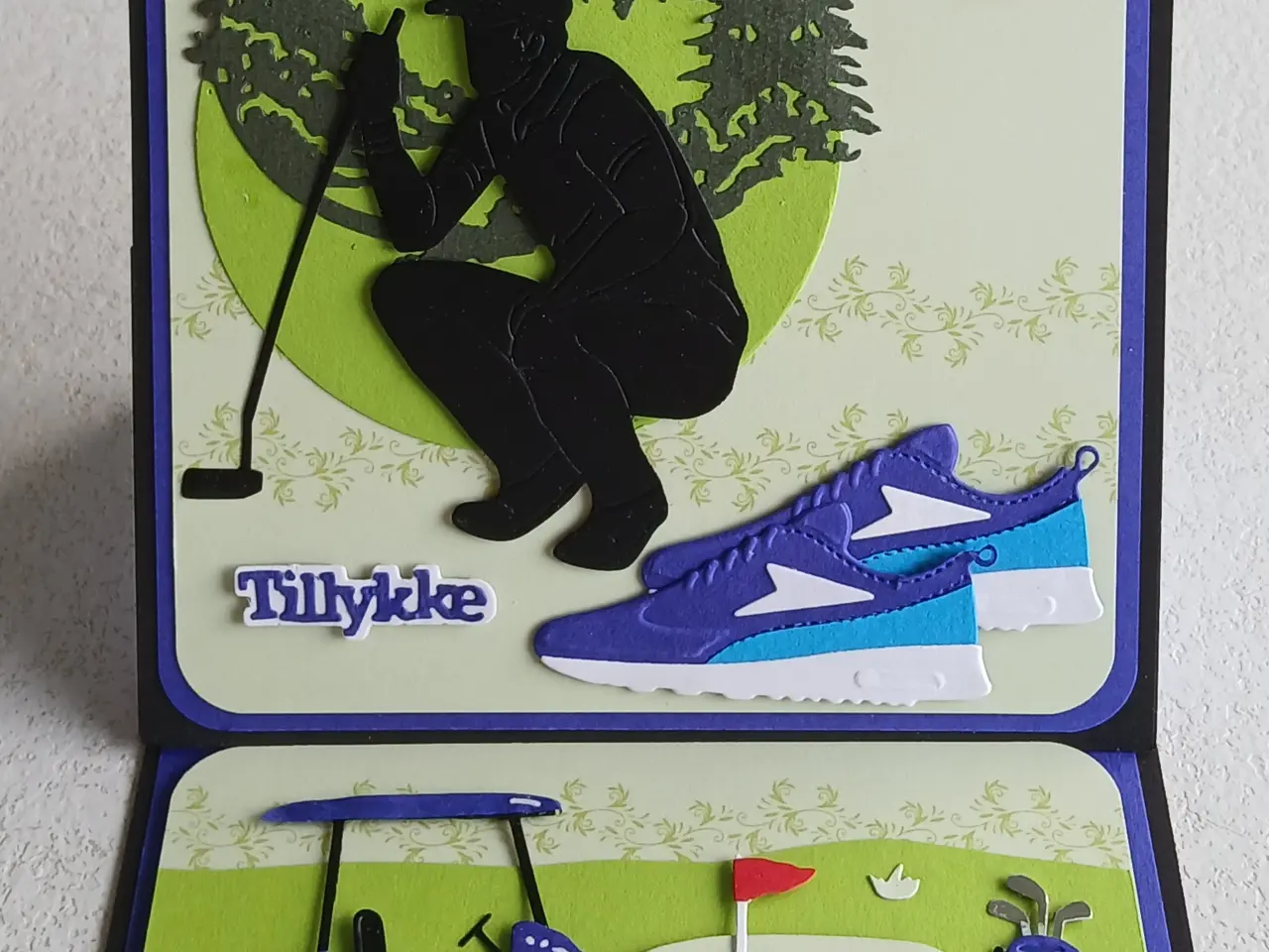 Billede 7 - tillykke kort til golf interesserede sælges