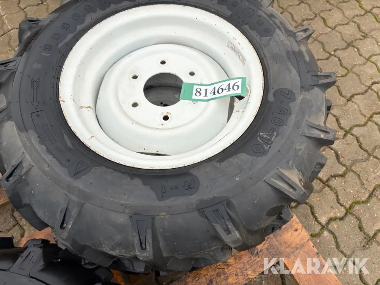 Billede 12 - Kompakttraktor dæk 2 styk 6.00-16 og 2 styk 7,5-16