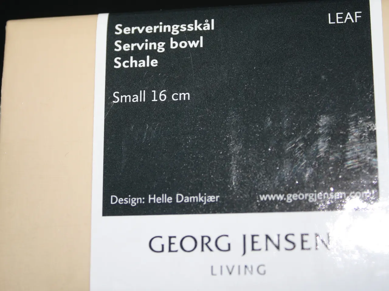 Billede 10 - Serveringsskåle fra Georg Jensen "Leaf"