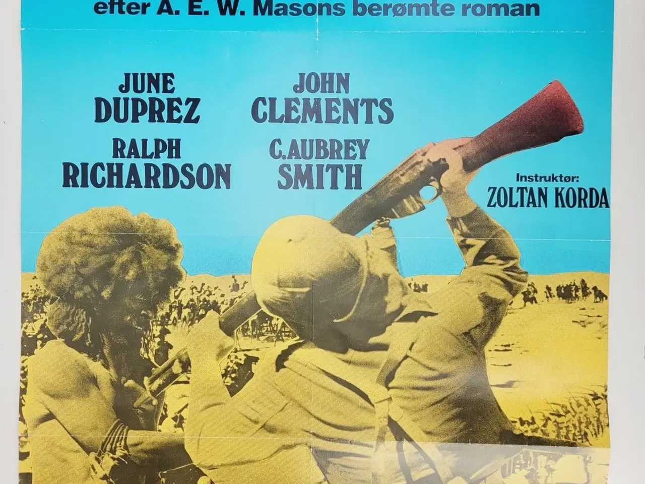 Billede 1 - ⭐️- Plakat: Vintage - De Fire Fjer - film fra 1939