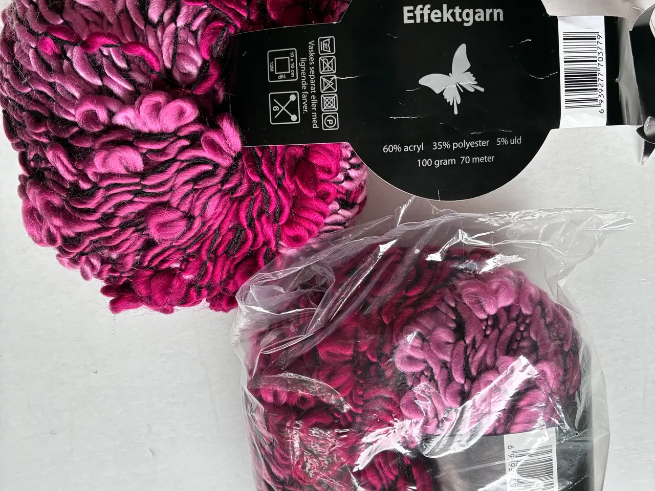 Billede 1 - 2 Nøgler Effektgarn, 100 g. pr. nøgle. Samlet pris