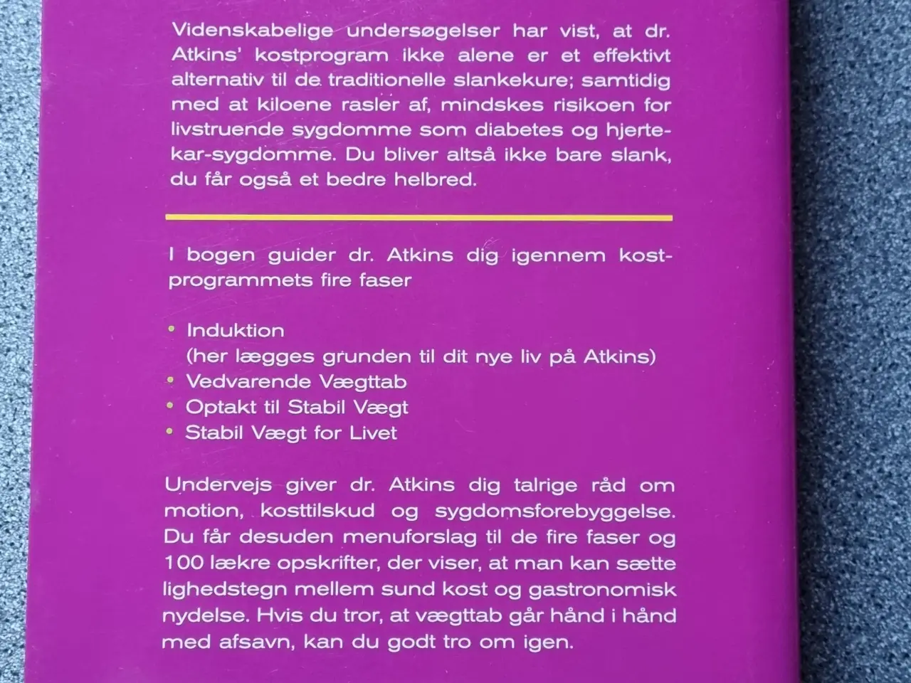 Billede 2 - Dr Atkins Nye Kostrevolution