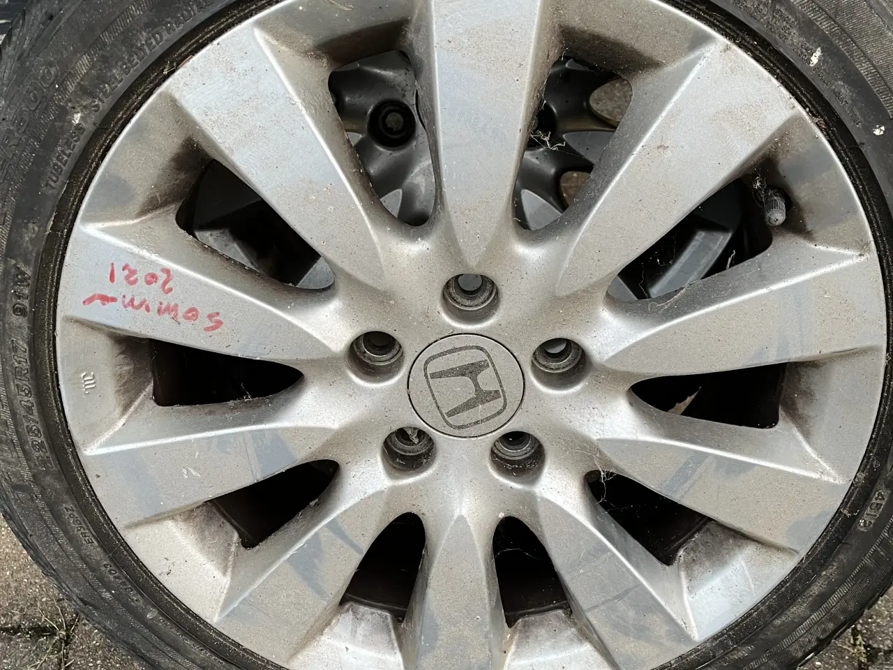 Billede 1 - Originale alufælge til Honda Civic