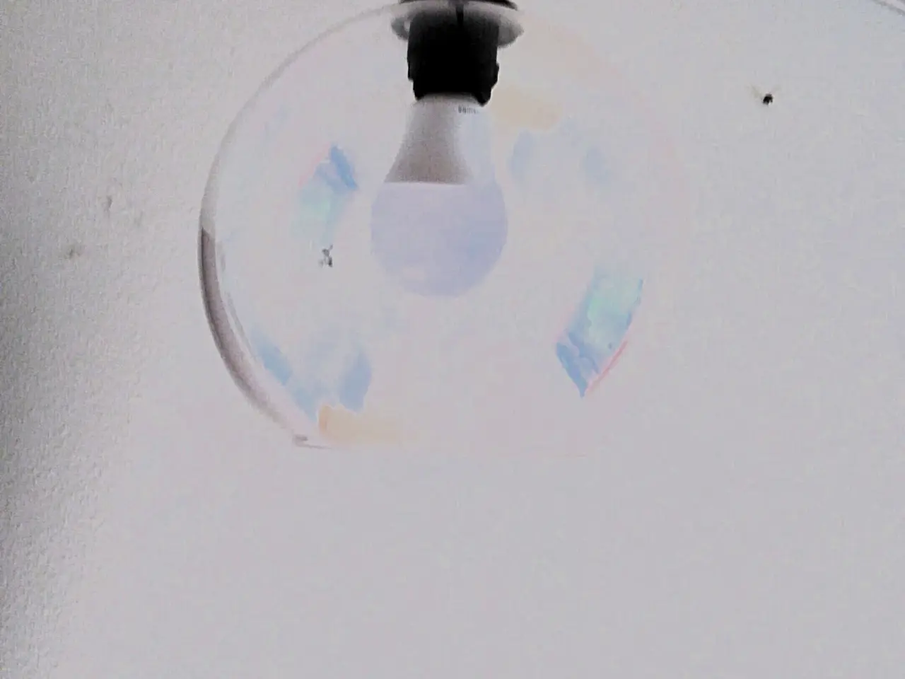 Billede 1 - Flot Glaspendel Diameter ø 25 og højde 25 cm.
