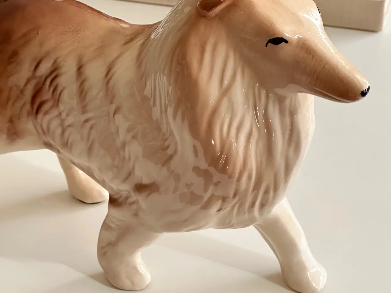 Billede 1 - Fajancefigur, collie