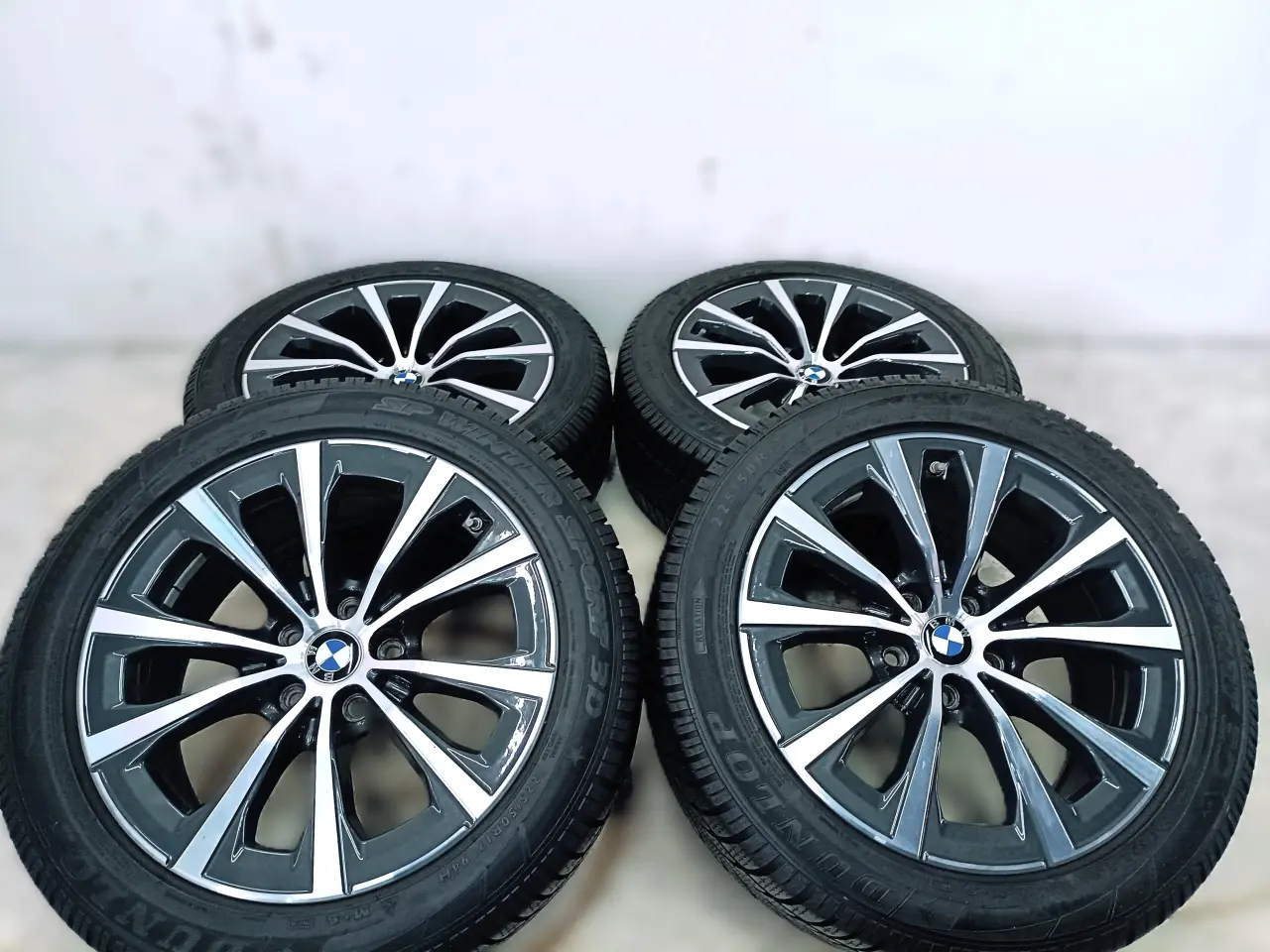 Billede 3 - 5x112 17" ET30 nav 66,6ø BMW vintersæt inkl.TPMS