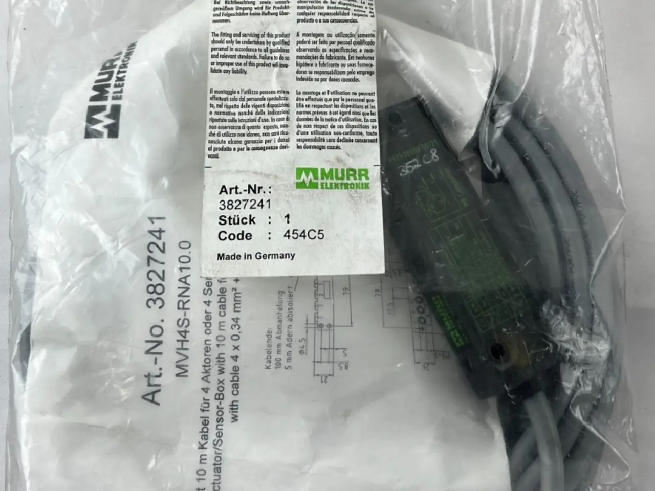 Billede 1 - Murr Elektronik 3827241 Passive Distribution Box