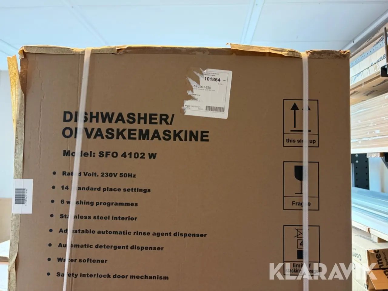 Billede 7 - Opvaskemaskiner Scandomestic Sfo4102W 3 styk