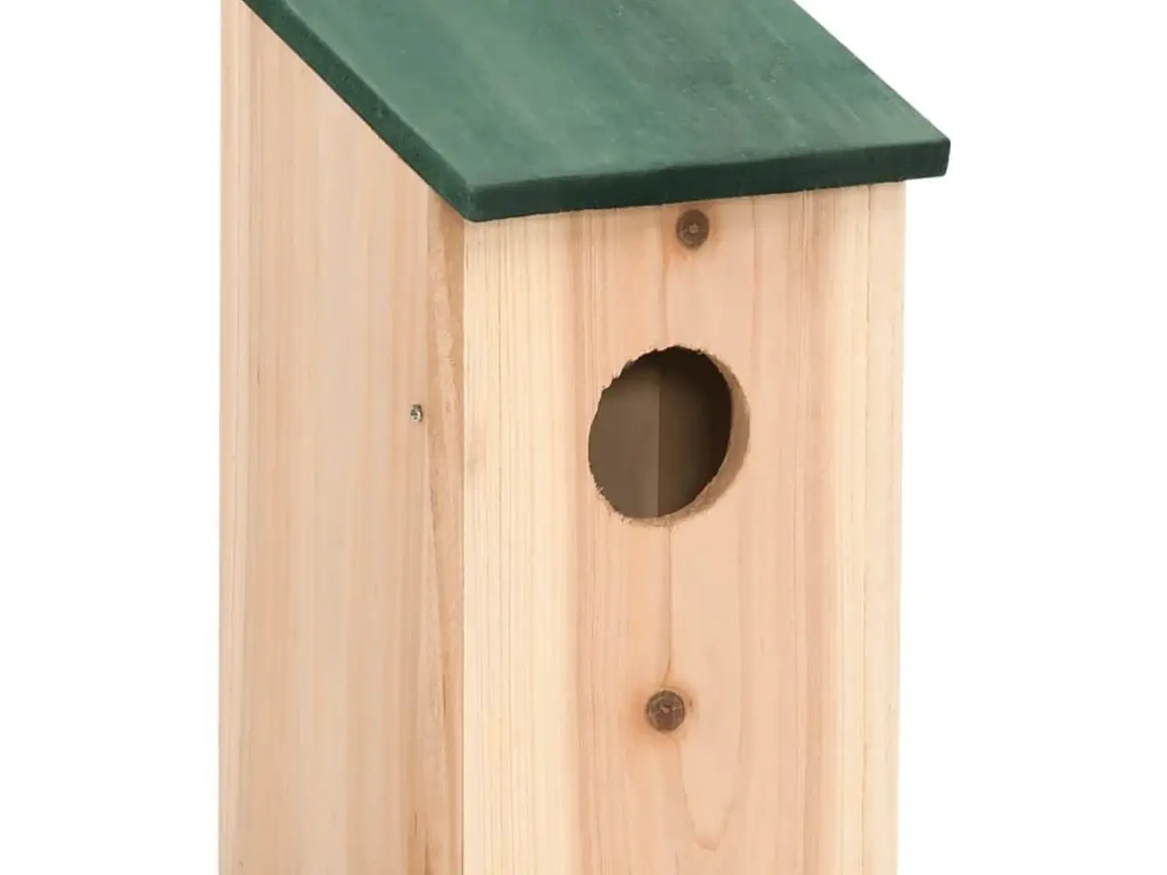 Billede 2 - Fuglehuse sæt - 8 stk. i massivt fyrretræ, 12×12×22 cm