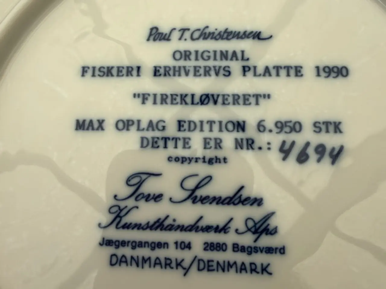Billede 3 - Fiskeri erhvervs platter/kopper