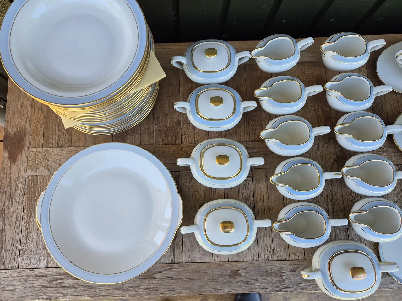 Billede 7 - Københavns Porcelæn Maleri -- Tallerken - fad - su