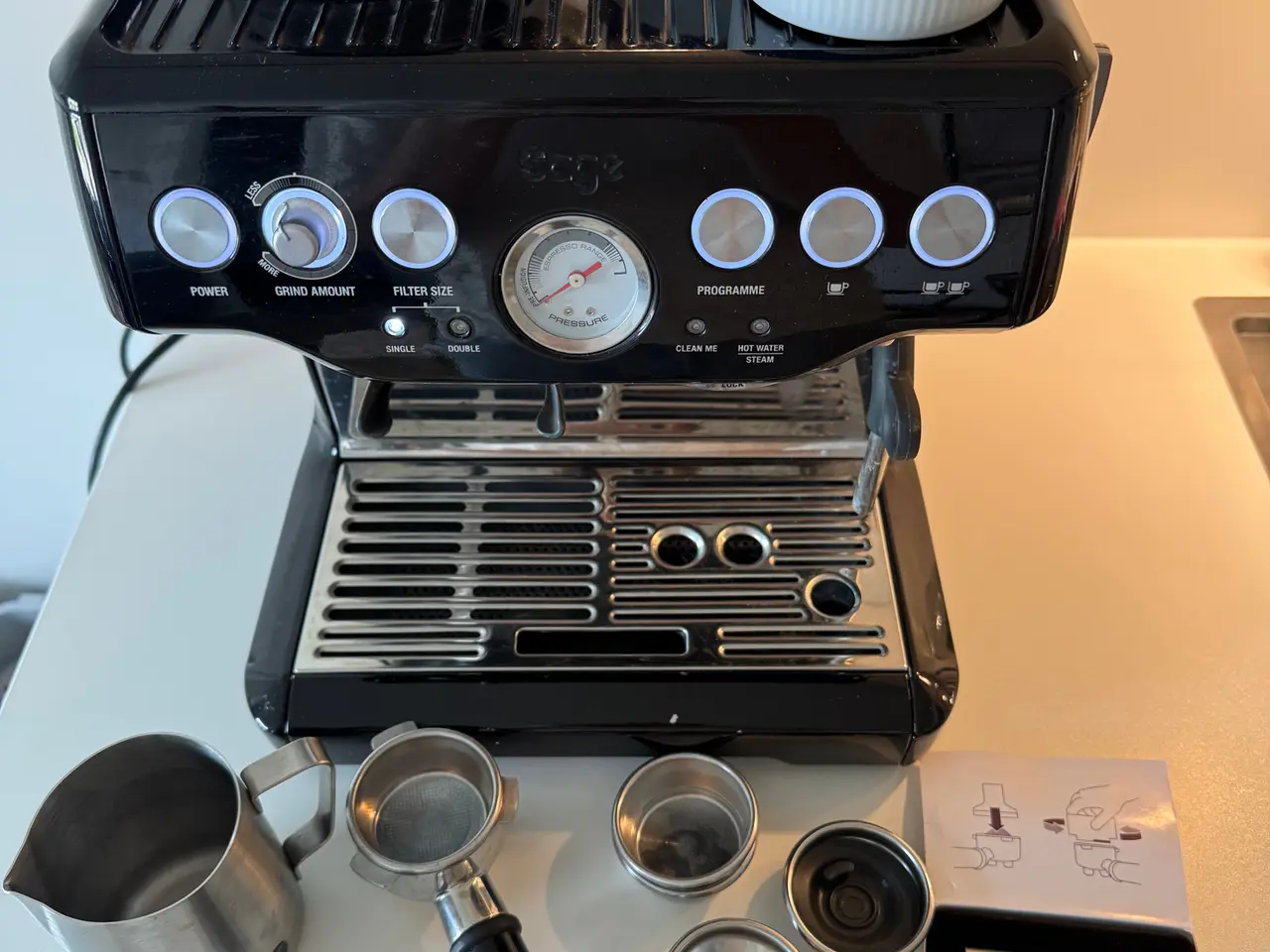 Billede 7 - Sage Barista Express sort – Meget velholdt & klar 