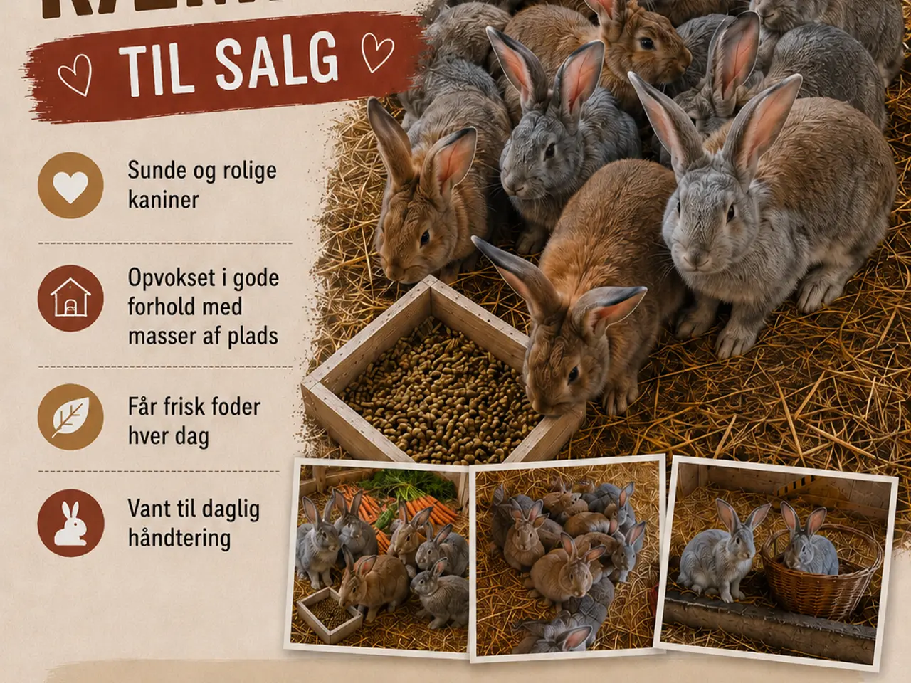 Billede 9 - Belgisk kæmper sælges😀