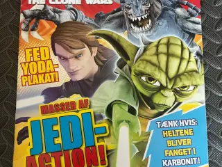 Star Wars The Clone Wars blad med Yoda plakat