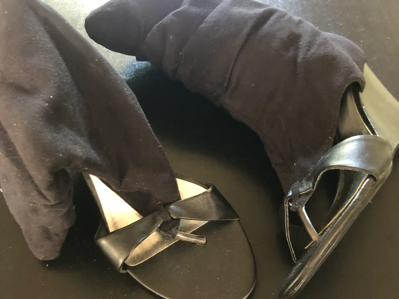 Billede 1 - Sandaler med kilehæl