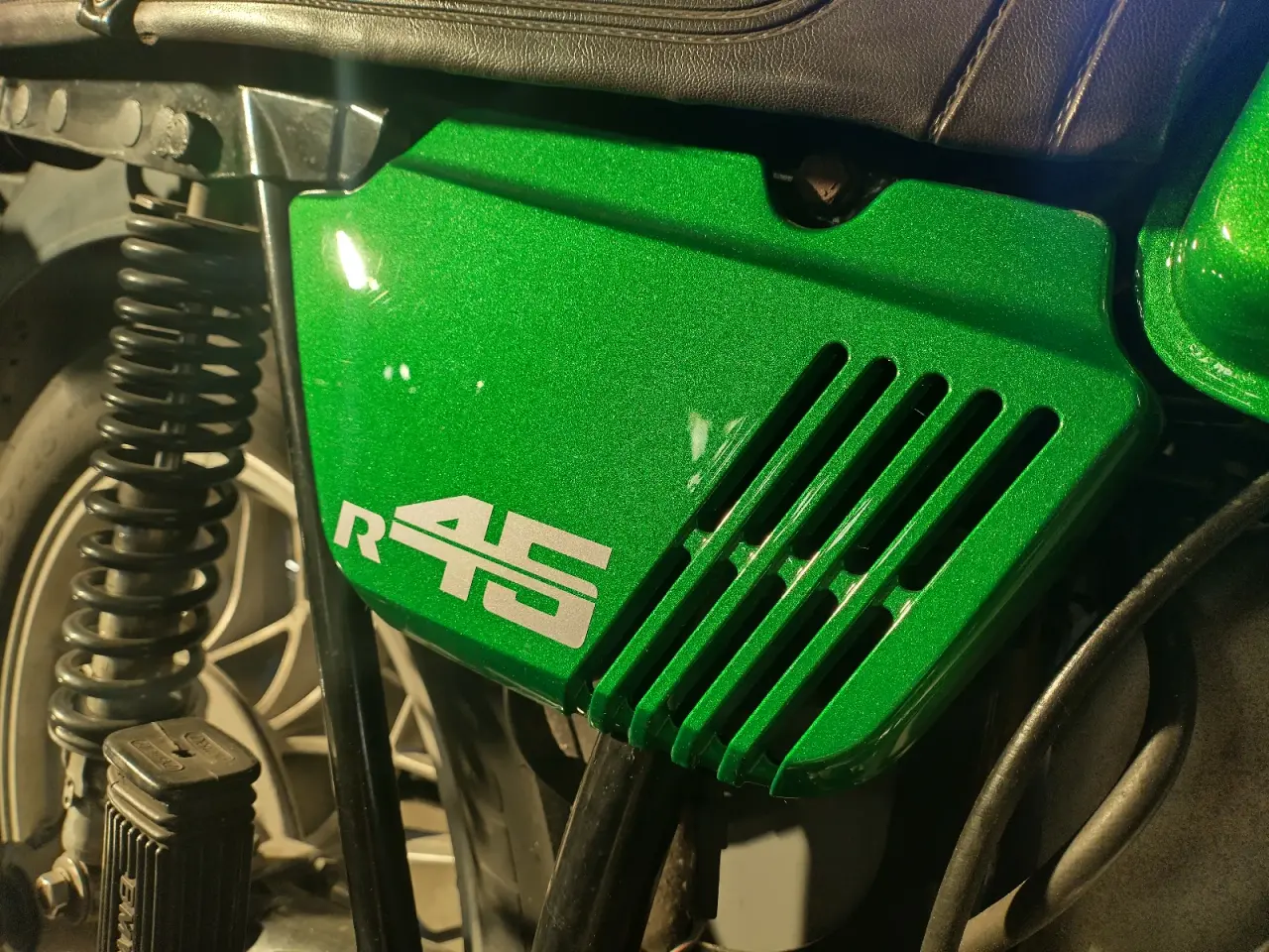 Billede 7 - BMW R45 Nysynet og Nylakeret 