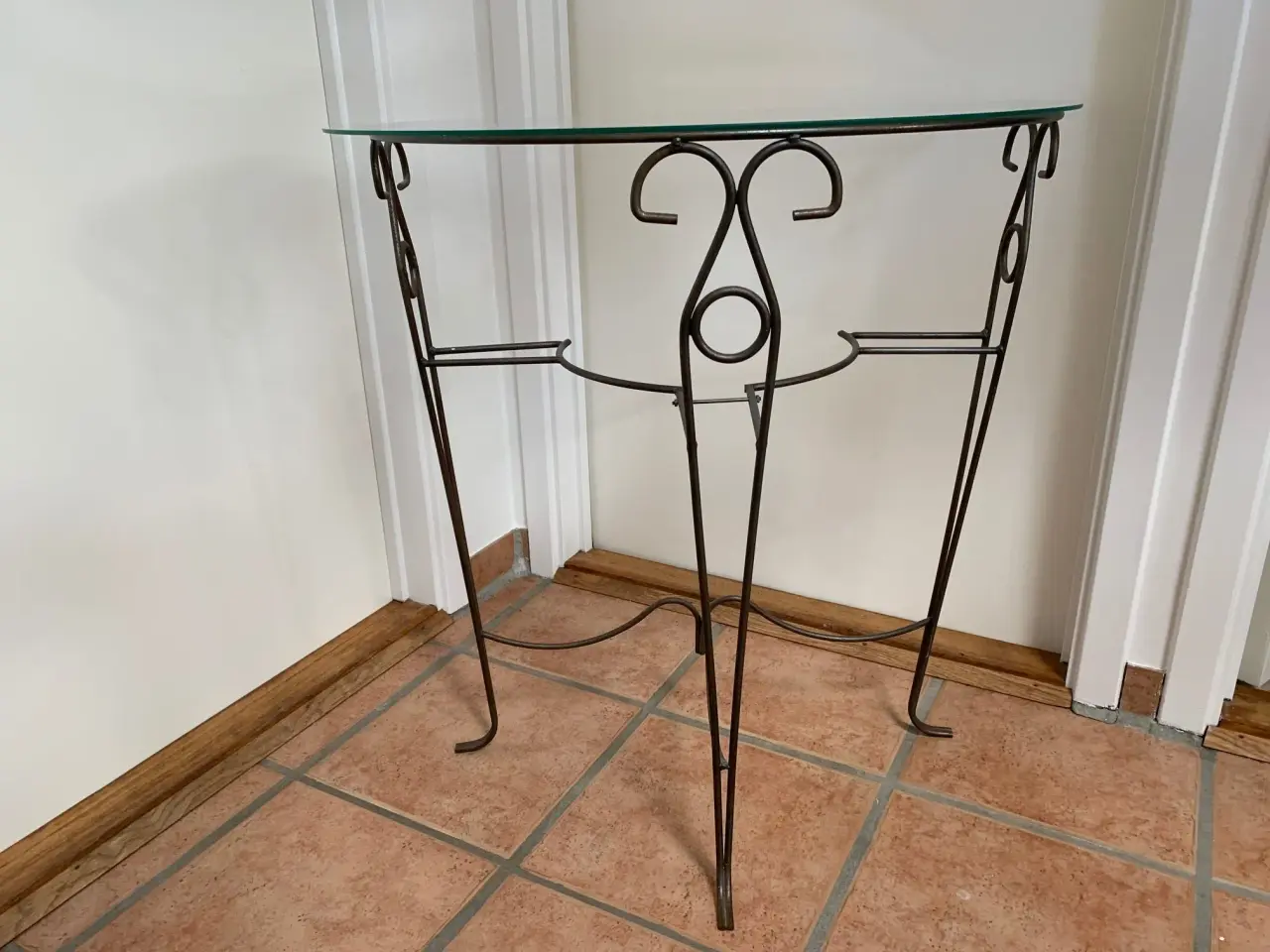 Billede 2 - Glasbord jernstel