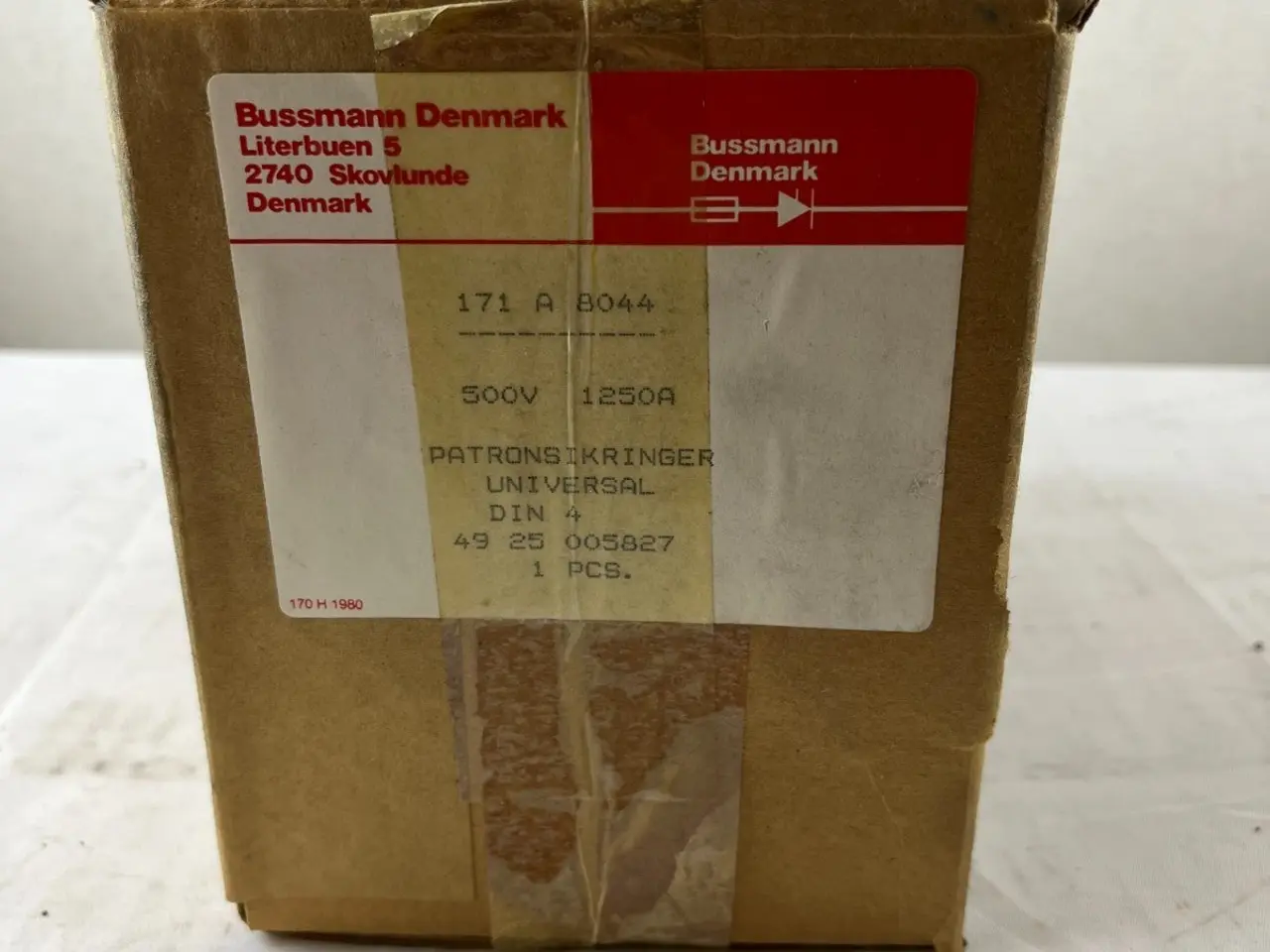 Billede 3 - Bussmann 171A8044 Universal DIN 4 Fuse 1250A 500V