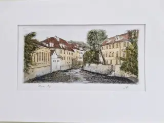 Stemningsfuld farveradering: Prag