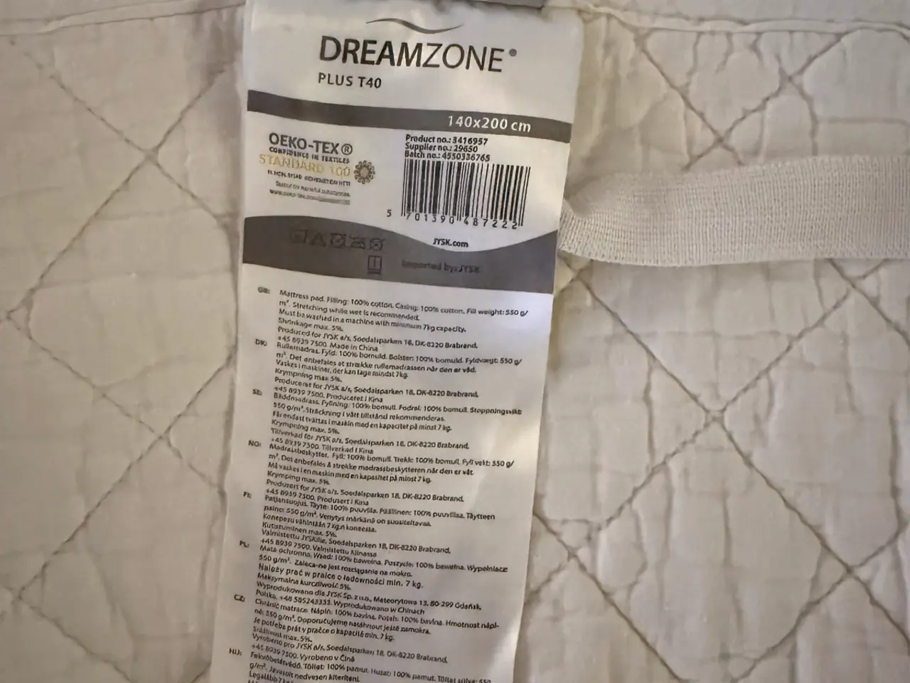 Billede 5 - DREAMZONE kontinentalseng 140x200 cm – JYSK
