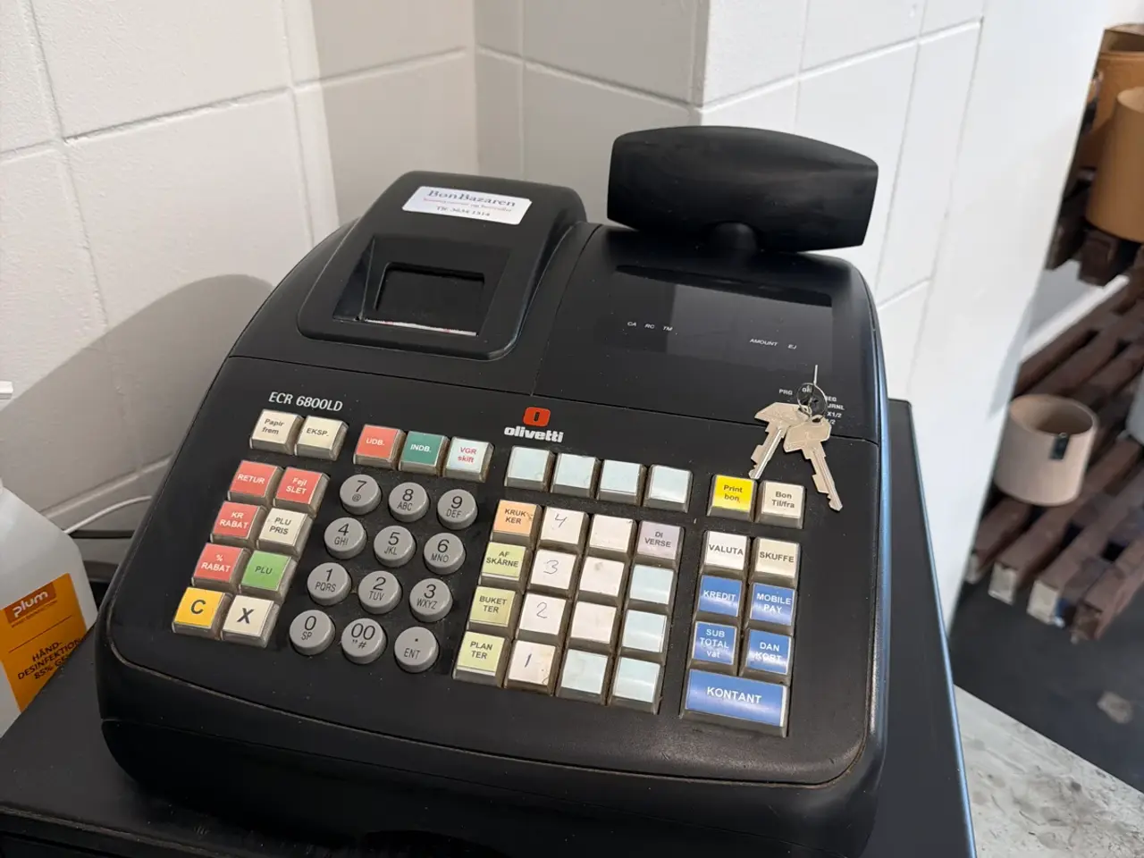 Billede 1 - Olivetti kasseapparat