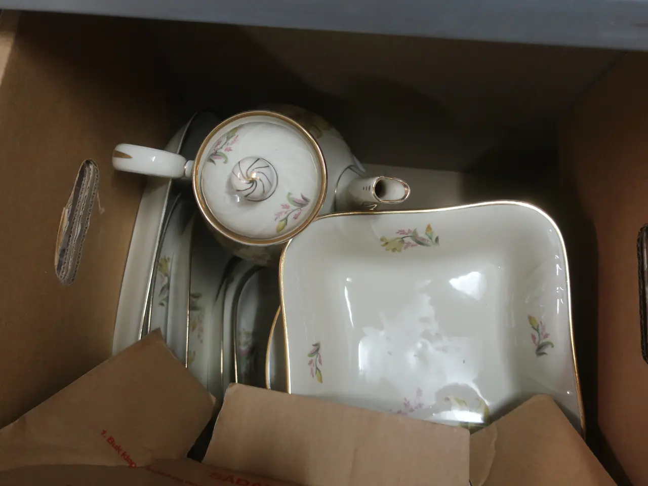 Billede 3 - 3 kasser med porcelæn