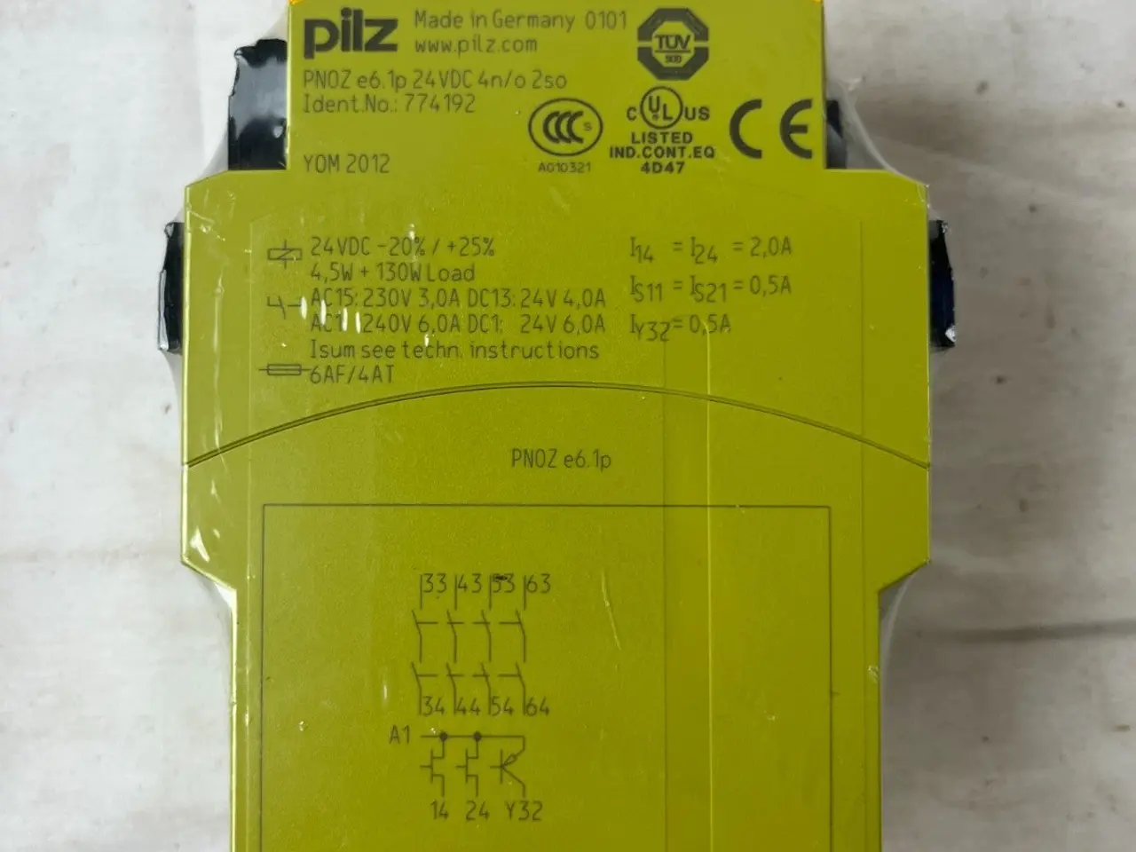 Billede 7 - Pilz PNOZ e6.1p 774192 sikkerhedsrelæ 24VDC 4NO