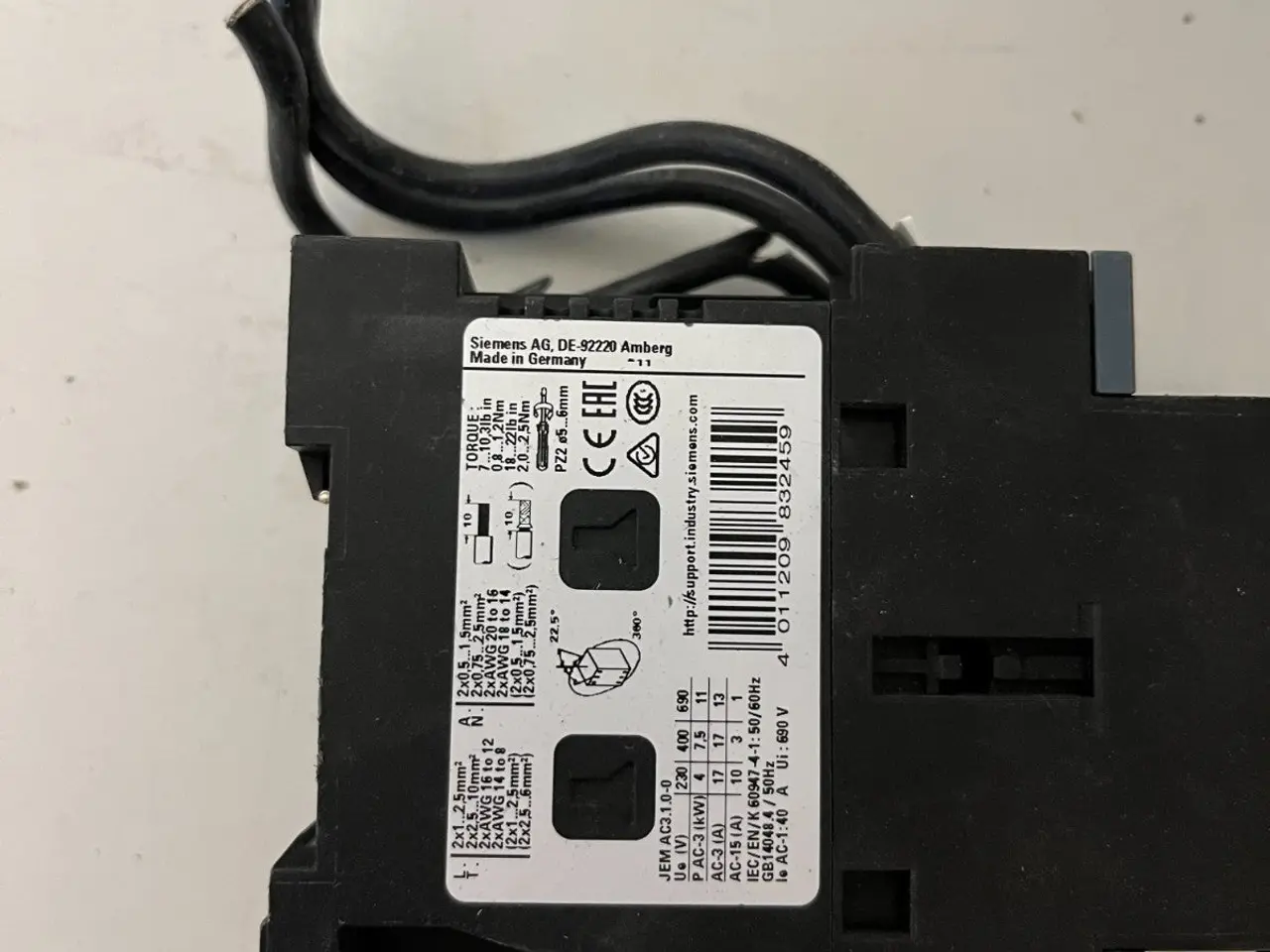 Billede 4 - Siemens SIRIUS 3RH2911-1BA10 kontaktor Assembly DC