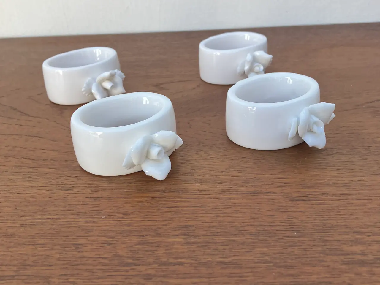 Billede 1 - Servietringe i porcelæn