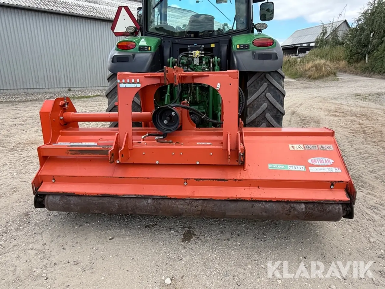 Billede 5 - Front og bagmonteret slagleklipper Ortolan T40250R