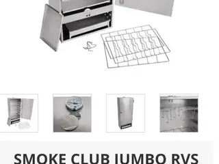 Røgeovn i rustfri stål